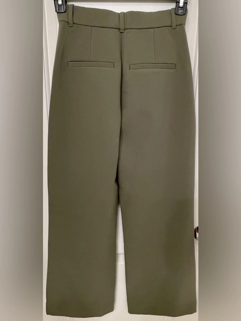 Abercrombie & Fitch Olive Utility-Style Trousers - Picture 3 of 4